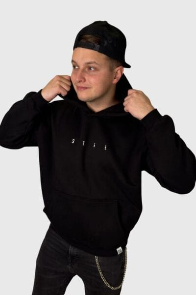 HUDi 'STIL' črn unisex oversized