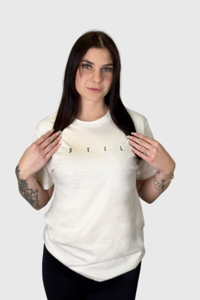 Majica 'STIL' bela unisex