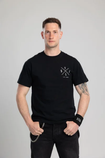Majica 'STIL X' črna moška oversized